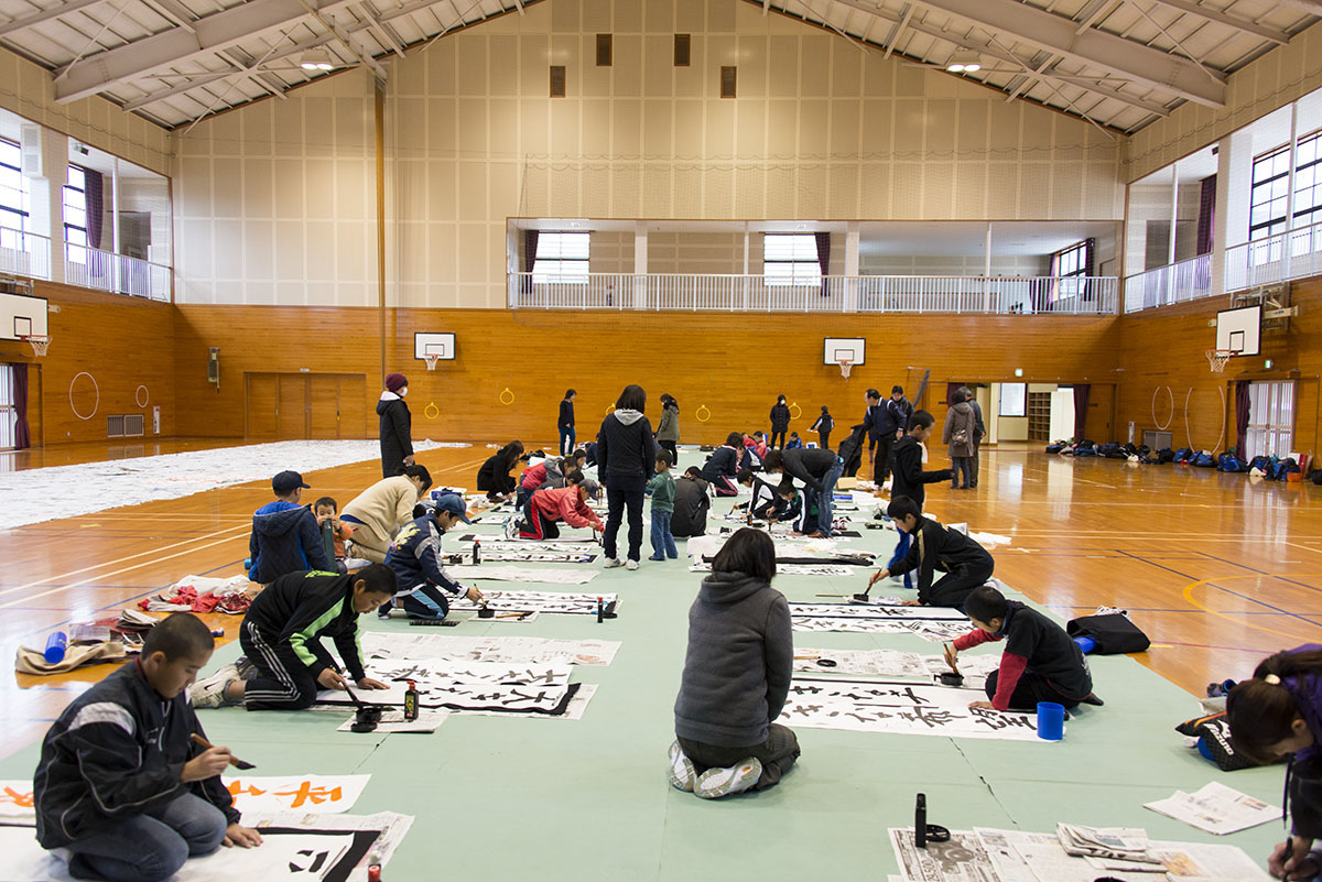 2015年大田スポーツ少年団書道教室の写真6