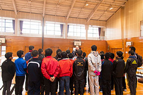 2017年大田スポーツ少年団書道教室の写真1（サムネイル）