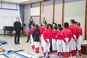 2018年大田西ベースボールクラブ書道教室の写真1（サムネイル）