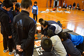 2018年大田スポーツ少年団書道教室の写真2（サムネイル）