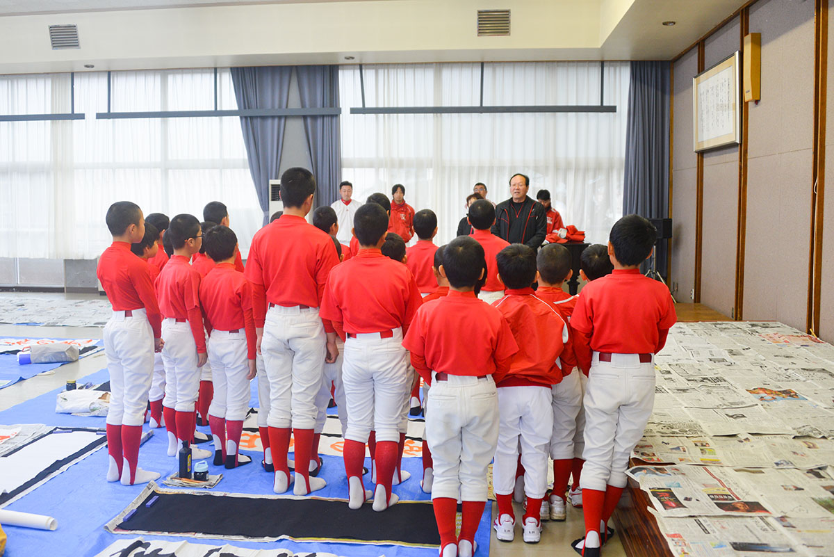 2019年大田西ベースボールクラブ書道教室の写真1
