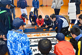 2019年大田スポーツ少年団書道教室の写真4（サムネイル）