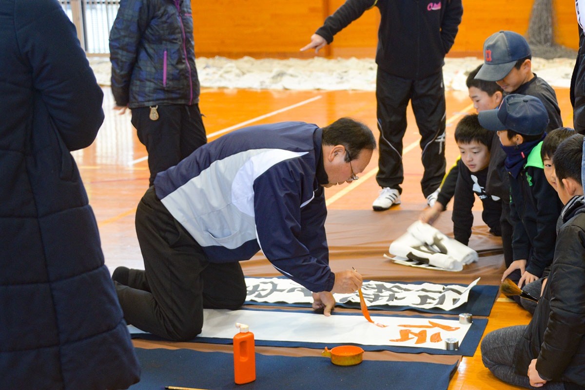 2019年大田スポーツ少年団書道教室の写真6