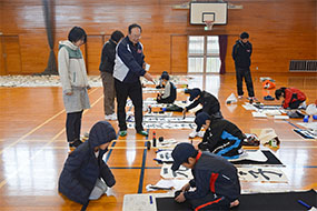 2019年大田スポーツ少年団書道教室の写真9（サムネイル）