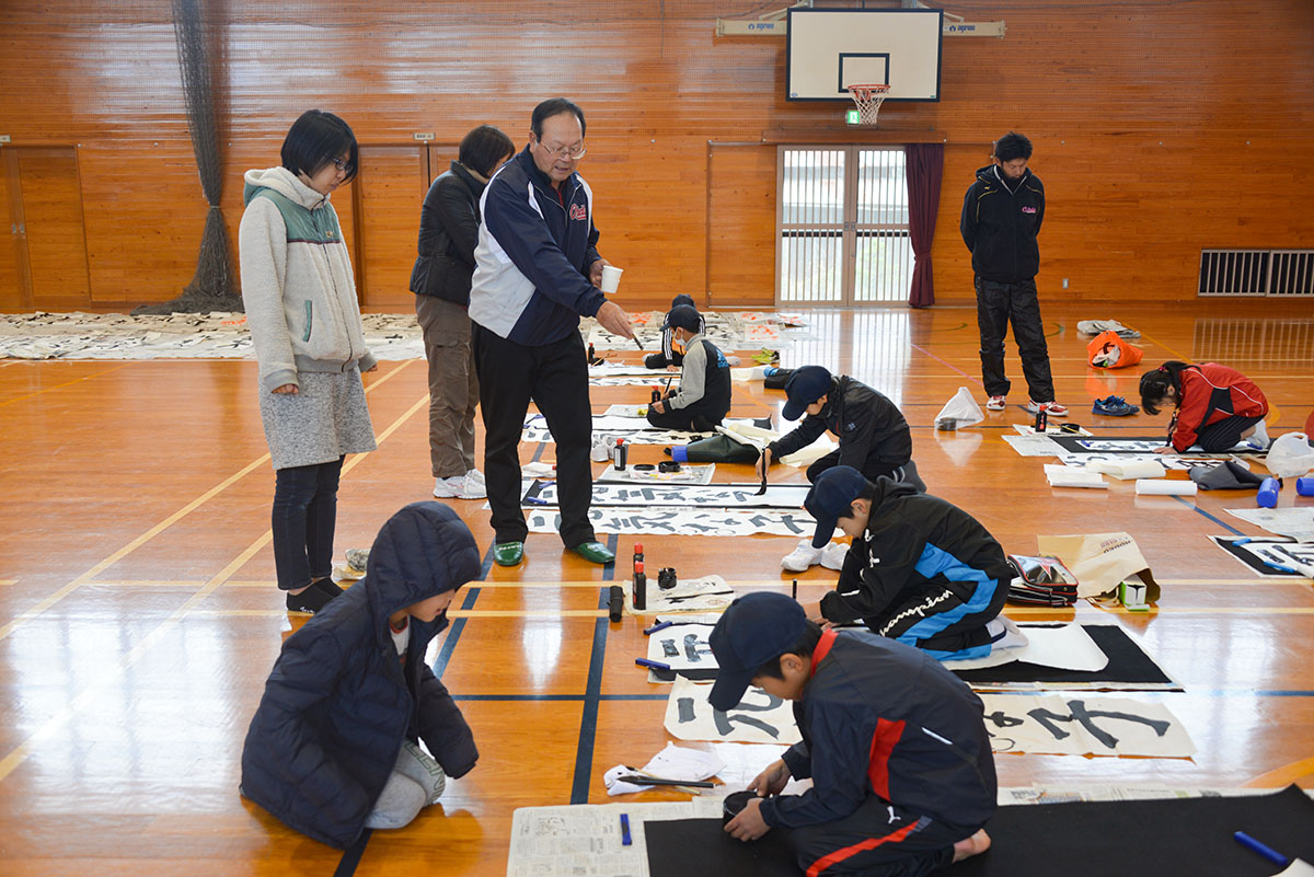 2019年大田スポーツ少年団書道教室の写真9