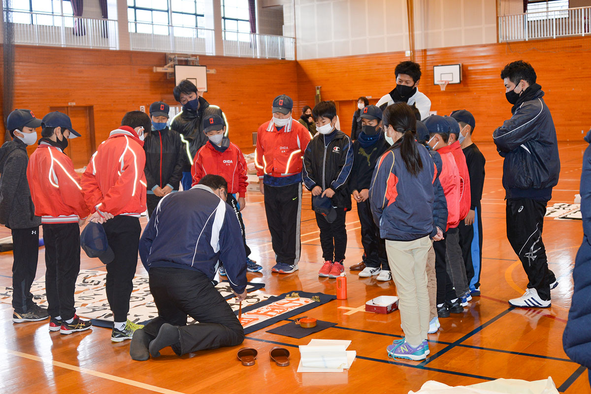 2020年大田スポーツ少年団書道教室の写真3