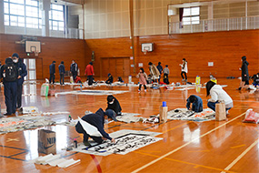 2021年大田スポーツ少年団書道教室の写真5（サムネイル）