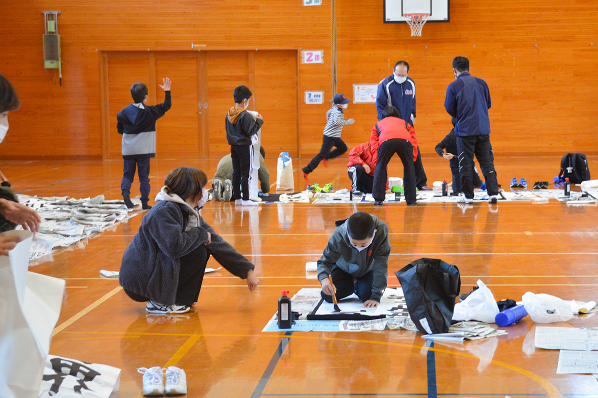 2021年大田スポーツ少年団書道教室の写真6