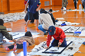 2021年大田スポーツ少年団書道教室の写真7（サムネイル）