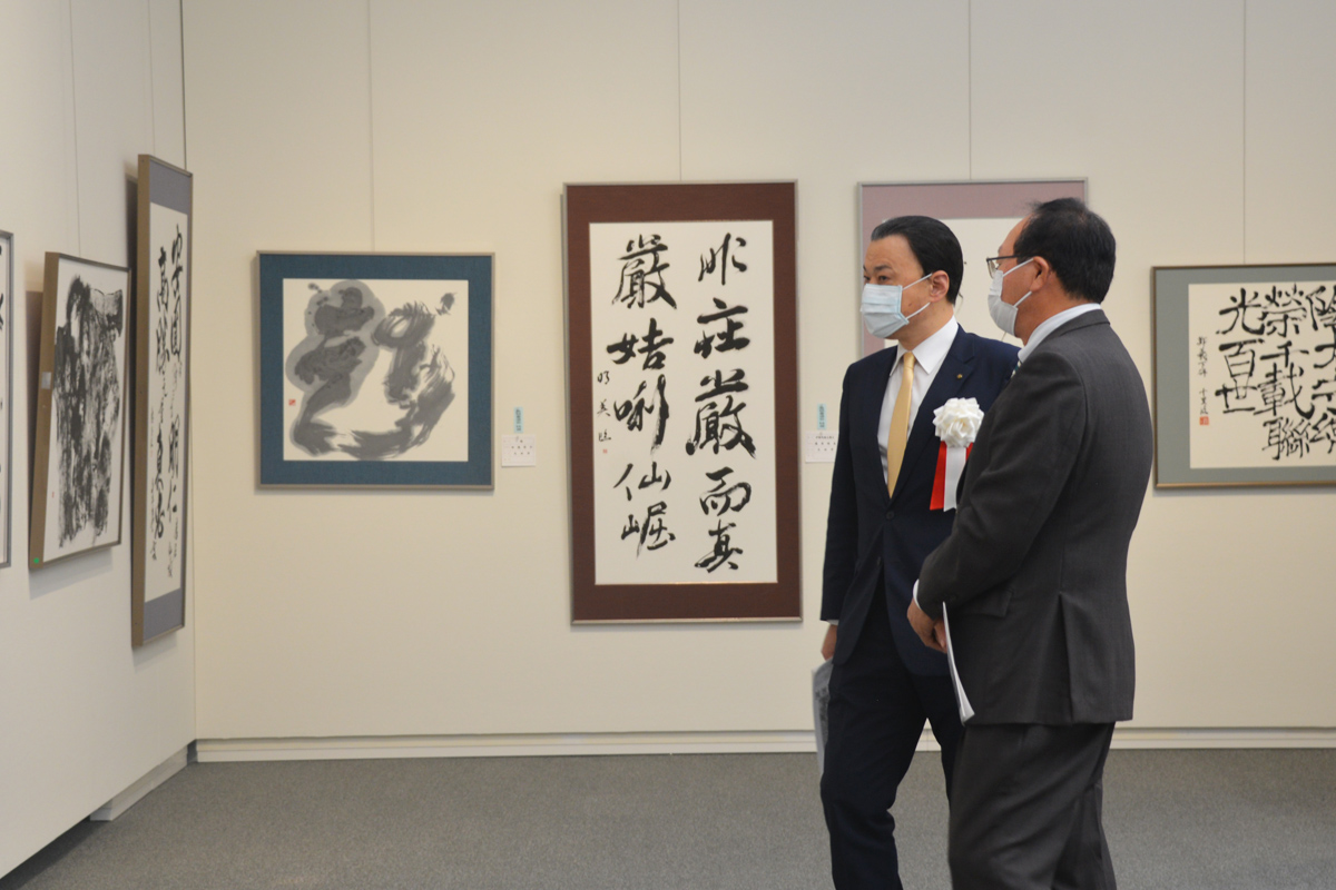 第55回島根県総合美術展の写真3（山崎銀川）