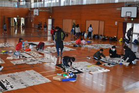 2023年大田スポーツ少年団書道教室の写真7（サムネイル）